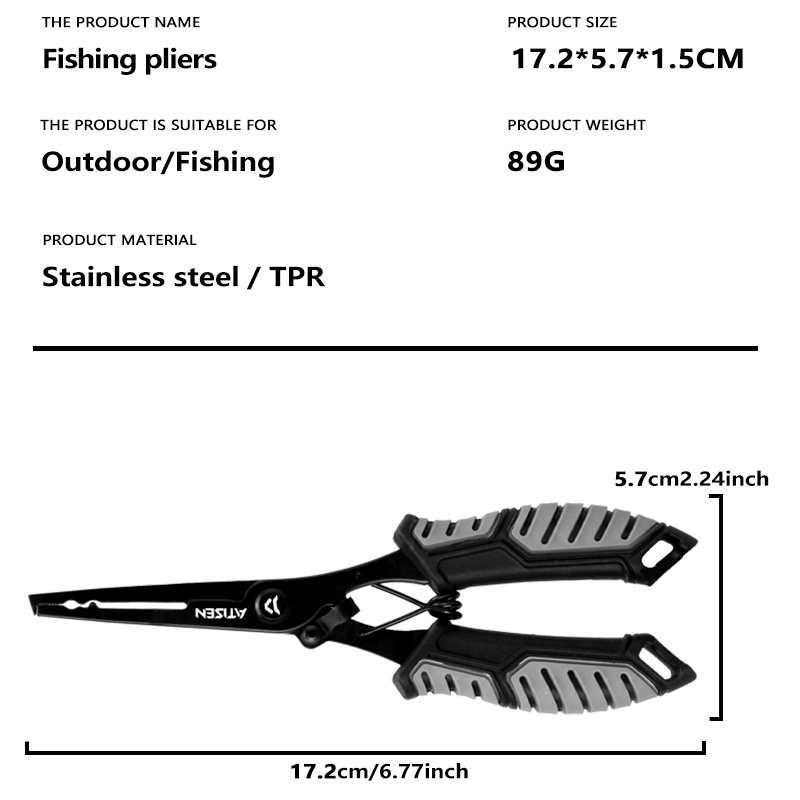 Pinzas de pesca de Punta larga - Used Fishing Equipment Near Me reseña y precio